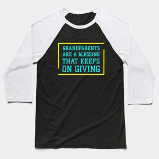 Eternal Blessings: Grandparents-Inspired Baseball T-Shirt